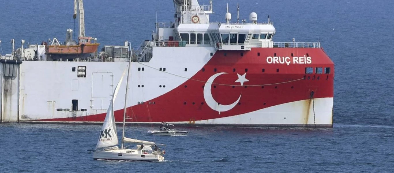 Yeni Safak: «Το Oruc Reis πραγματοποιεί έρευνες (στην ελληνική υφαλοκρηπίδα) - Περιμένουμε καλά νέα για κοιτάσματα»